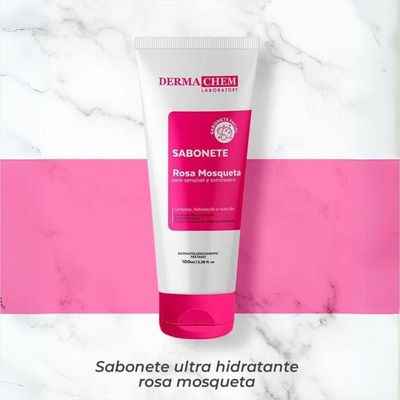 Dermachem Sabonete Hidratante Rosa Mosqueta 100mls 6183