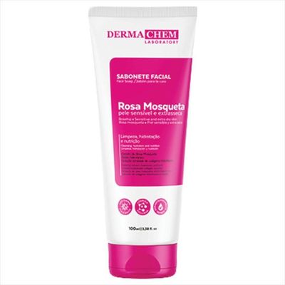 Dermachem Sabonete Hidratante Rosa Mosqueta 100mls 6183