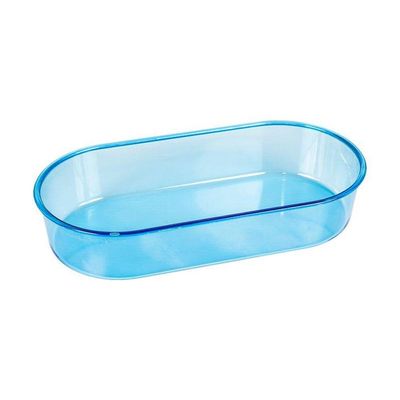 Banheira Oval Azul Gg 700ml Kit 6 Unidades