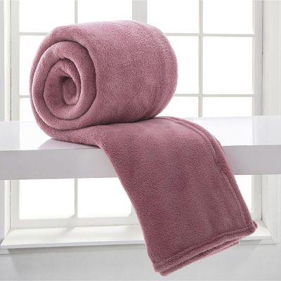 Cobertor Manta Aconchego King Ultrasoft Dupla Face - Rosê - 100% Poliéster