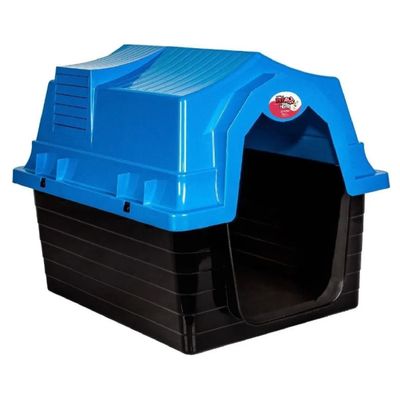 Casa Casinha Pet Cachorro Cães Gatos Pequeno Porte Nº1 Azul