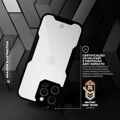 Capa case capinha para iPhone 16 Plus - Dual Shock Sense Preta - Gshield