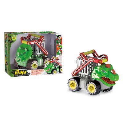 Carro Dinossauro Construction Jaula Rex Triceratops - Samba Toys