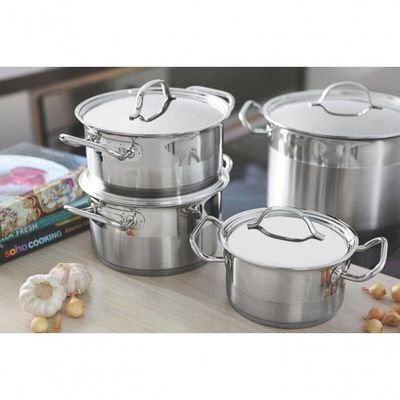 Caçarola Rasa Tramontina Professional 28cm Em Aço Inox Com Detalhe Satinado