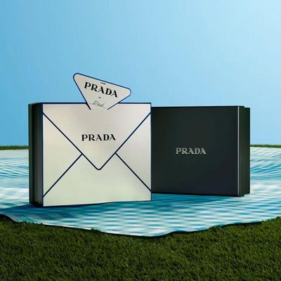 Kit Prada Luna Rossa Carbon Masculino - Eau De Toilette 100ml + Miniatura 10ml