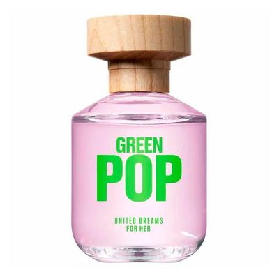 Benetton United Dreams Green Pop Le25 Her Eau De Toilette - Perfume Feminino 80ml