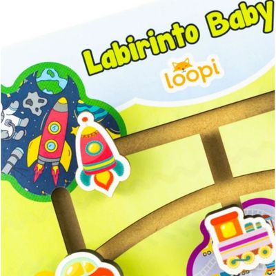Jogo Labirinto Baby - T0044 - Loopi Toys