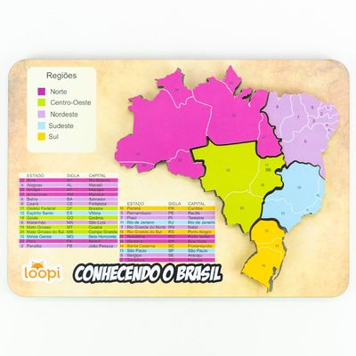 Jogo do Brasil - T0015 - Loopi Toys