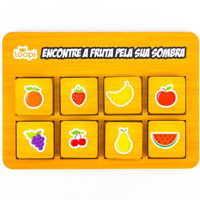 Jogo Sombra das Frutas - T0012 - Loopi Toys