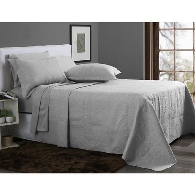 Kit Colcha New Everyday Casal 220x240cm Boston Prata Sultan