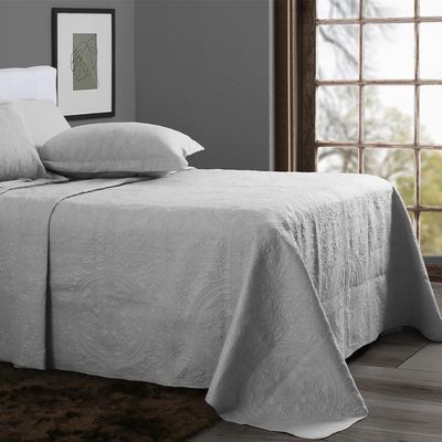Kit Colcha New Everyday Casal 220x240cm Boston Prata Sultan