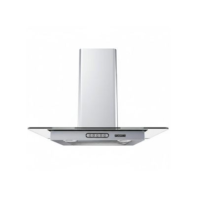 Coifa De Parede 60cm Vidro Reto Duto Slim Fogatti Inox 220V