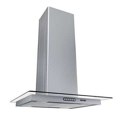 Coifa Ilha 60cm Vidro Reto Fogatti Inox 220V
