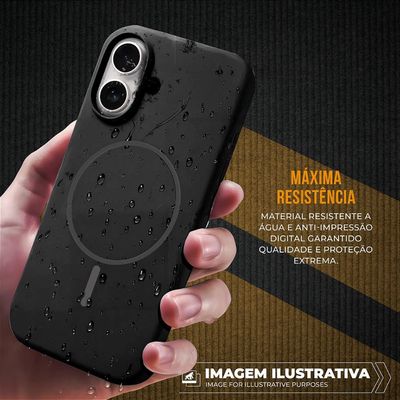 Capa para iPhone 16 - Silicon Liquid Magsafe - Lilás - Gshield