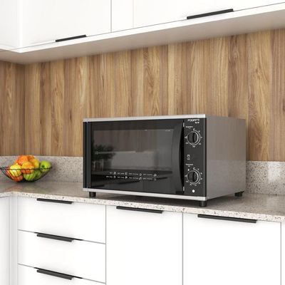 Forno Elétrico De Bancada 48 Litros Fogatti Top 48 Black Preto 110V