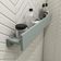 Porta Shampoo Linear 80cm Chumbo Fosco
