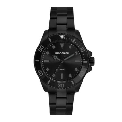 Relogio Mondaine Masculino Ref: 32549gpmvpe9 Casual Black