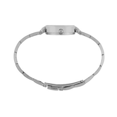 Relogio Mondaine Feminino Ref: 32964l0mkne2 Prateado Cruz + Semijoia