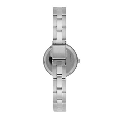 Relogio Mondaine Feminino Ref: 32964l0mkne2 Prateado Cruz + Semijoia