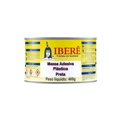 ADESIVO PLAST PAST IBERE 400G PRETA (MASSA PLAST)