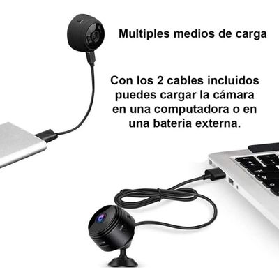Mini Micro Camera Espiã Monitoramento Segurança Wifi 1080p