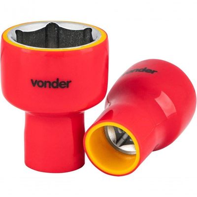 Soquete Isolado Sextavado Encaixe 1-2'' 32mm Iec60900 Vonder
