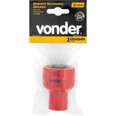 Soquete Isolado Sextavado Encaixe 1-2'' 30mm Iec60900 Vonder