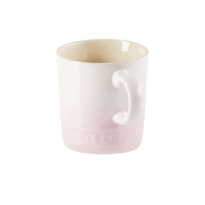 KIT LE CREUSET PRENSA FRANCESA  E 2 CANECAS 350ML EM CERÂMICA SHELL PINK