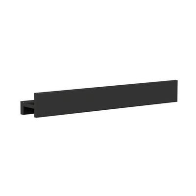 Porta Shampoo Linear 80cm Preto Fosco