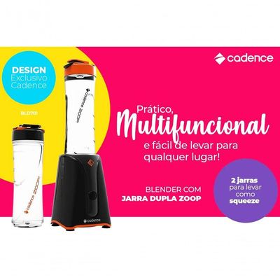 Blender Zoop Contrast Cadence Com 2 Jarras 110V