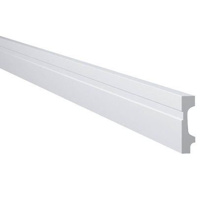 Rodapé De Poliestireno Wallstyl Fb7 Diy 7 Cm X 2,44 Metros - 112001 - Nmc