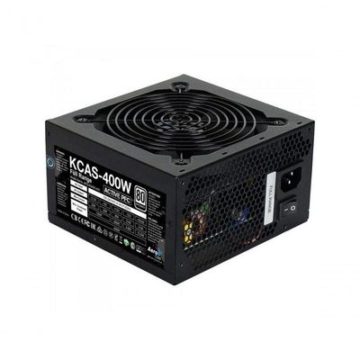 Fonte Gamer Atx Aerocool Kcas 400w 80 Plus Full Range Apfc