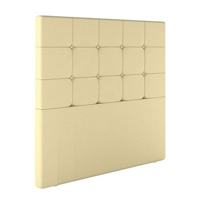 Cabeceira Estofada Casal 140 Cm Safira Linho Creme