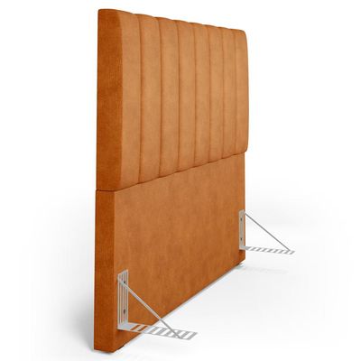 Cabeceira Cama Box Casal 140 cm Dália W01 Couríssimo Canela- Lyam Decor