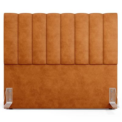 Cabeceira Cama Box Casal 140 cm Dália W01 Couríssimo Canela- Lyam Decor