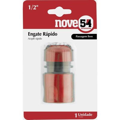 Engate Rápido Jardim 1-2 Plástico Passagem Livre - Nove54