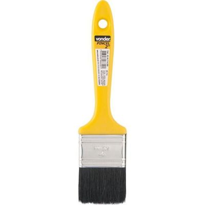 Pincel 2.1-2 Cerdas Pretas Cabo Plástico Tintas Esmalte Sin