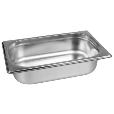 Cuba Gastronomica Inox GN 1/4 x 100mm (265x162mm) - Brasinox