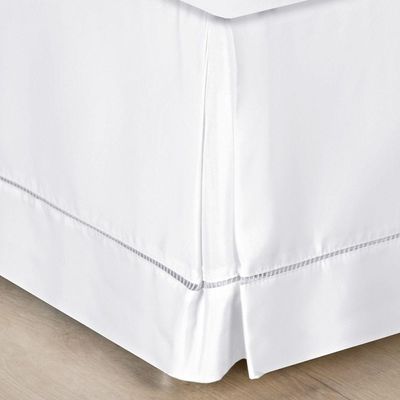 Saia Para Cama Box 200 Fios Bia King 01 Peça 80% Algodão 20% Poliéster - Branco