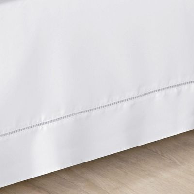 Saia Para Cama Box 200 Fios Bia King 01 Peça 80% Algodão 20% Poliéster - Branco