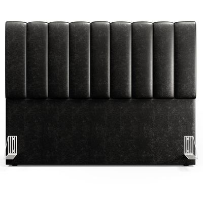 Cabeceira Cama Box Casal King 195 cm Dália W01 Courissimo Preto - Lyam Decor