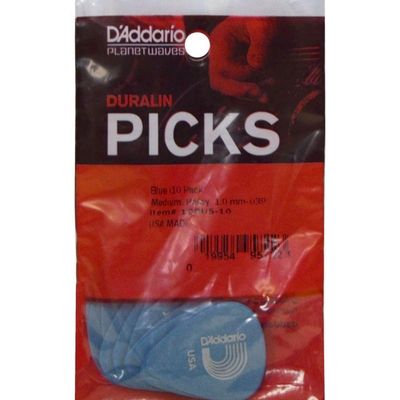 Palheta Para Guitarra Duralin Formato Standard Media 1dbu5-10 Pacote Com 10 Pecas