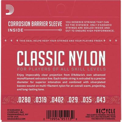 Encordoamento De Nylon Para Viola?o Ej27n Student Classics Normal Tension