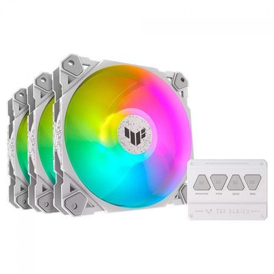 Kit Cooler Gabinete Asus Tuf Gaming Tf120 White Argb 3in1 - 90da0033-b00030