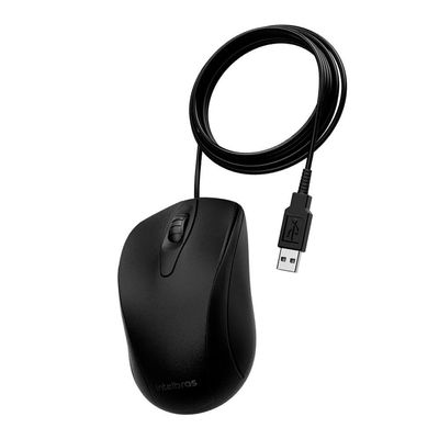 Mouse Intelbras Mci10 -com Fio Preto