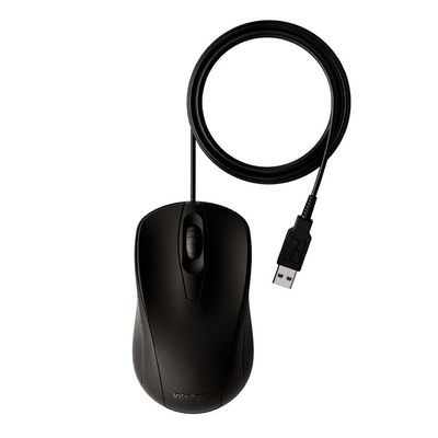 Mouse Intelbras Mci10 -com Fio Preto