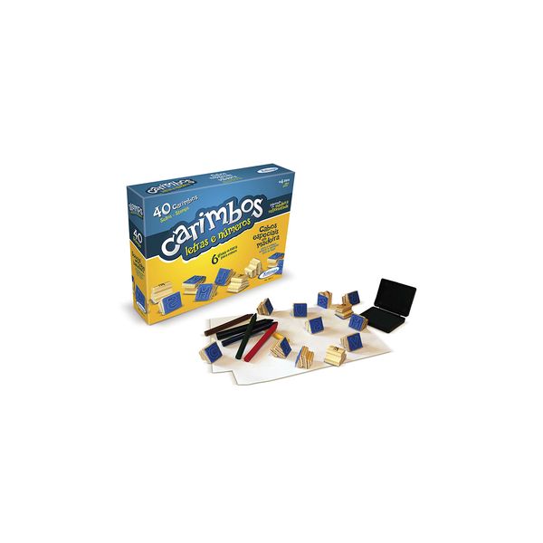 Carimbo Letras e Números Xalingo