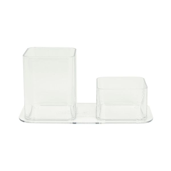 Porta Caneta Dello Duplo Cristal Porta Caneta Dello Duplo Cristal