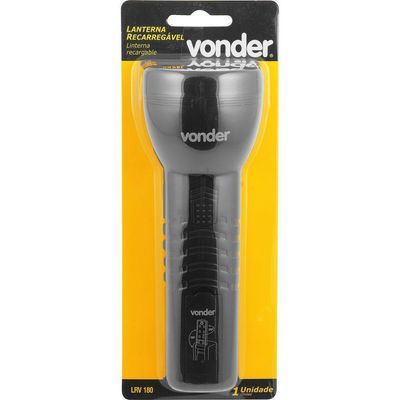 Lanterna Recarregável Com 1 Led + 6 Leds Biv Lrv 180 Vonder