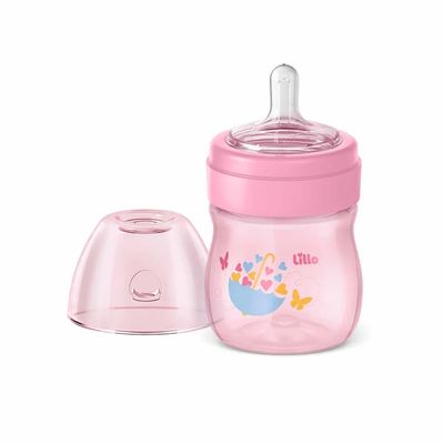 Mamadeira Lillo Sp Evolution Primeiros Passos Silicone Menina 150ml